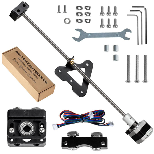 Unitak3D - Ender 3 Dual Z Axis Upgrade Kit With T8 Lead Screw And Nema 17 Motor