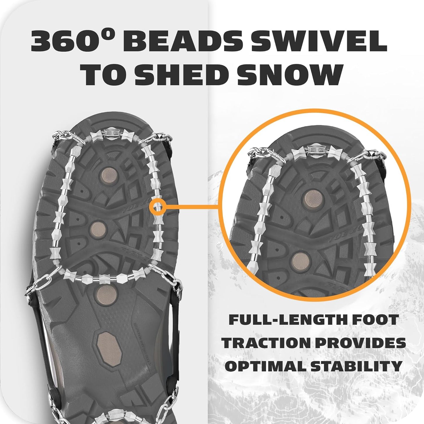 Yaktrax - Diamond Grip Traction Cleats for Ice and Snow