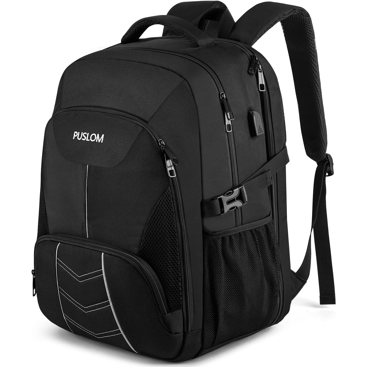 Puslom - Extra Large 55L Waterproof Laptop Backpack With USB Port