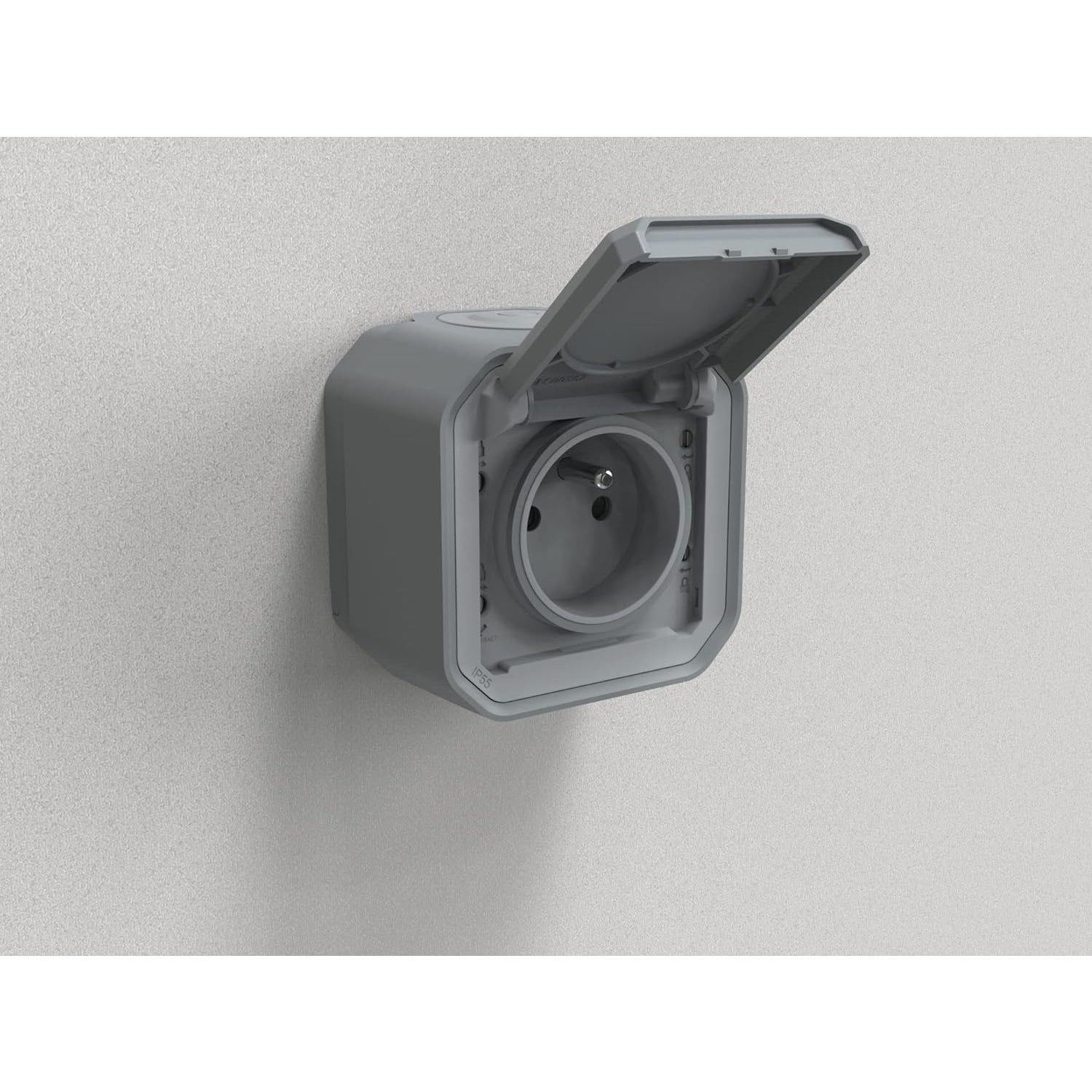 Legrand - 16A 250V Plexo Waterproof Grounding Socket With Flap