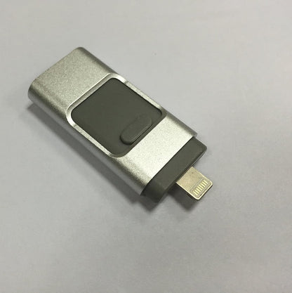 Qwdzh - iOS9 Compatible Mobile USB Flash Drive With Lightning Connector 64GB Silver