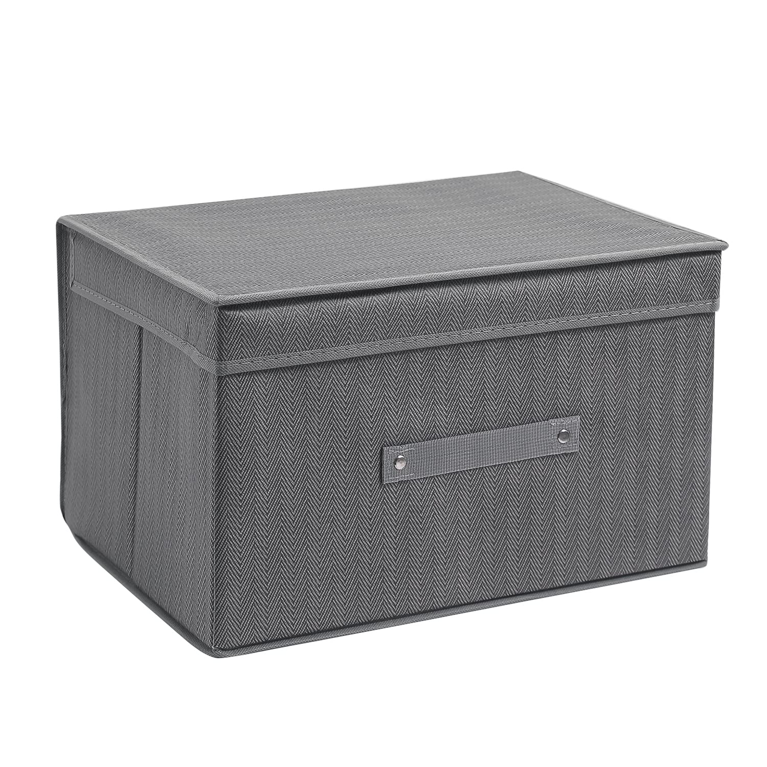 Arika Enterprises Llp - Homestorie Clothes Storage Box, 40x30x25 Cm, Grey