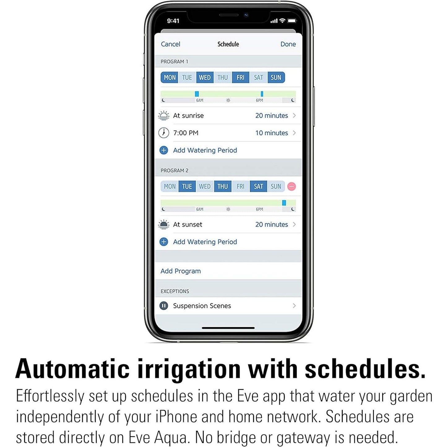 Eve - Aqua Apple Homekit Smart Water Controller For Sprinkler/Irrigation