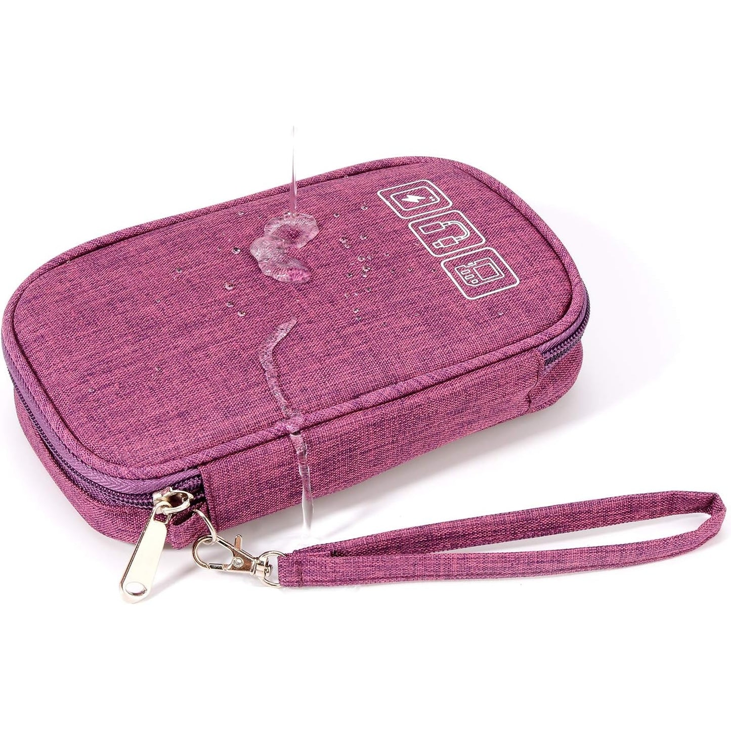 Shuna Trade Company - Portable Travel Universal Cable Organizer (Purple)