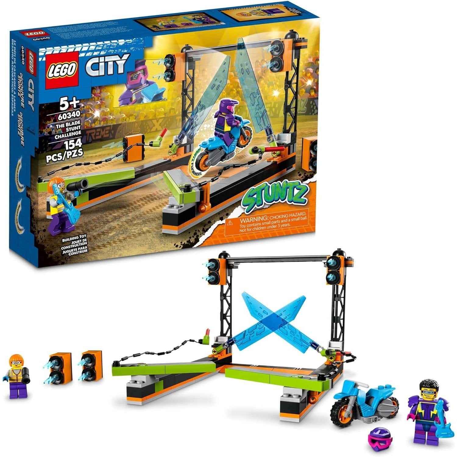 Lego - City Stuntz Blade Stunt Challenge Building Set (154 Pieces)