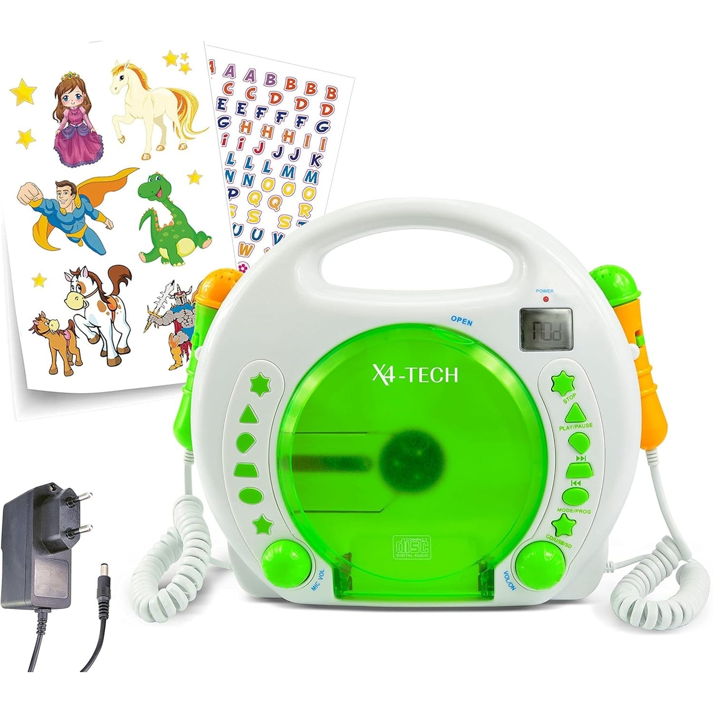 X4-Tech - Bobby Joey Mp3 Children's Cd Player With Battery & Power Supply