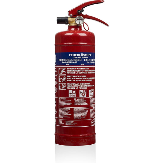 Smartwares - Fire Extinguisher Powder 2Kg For ABC Lamps, Red