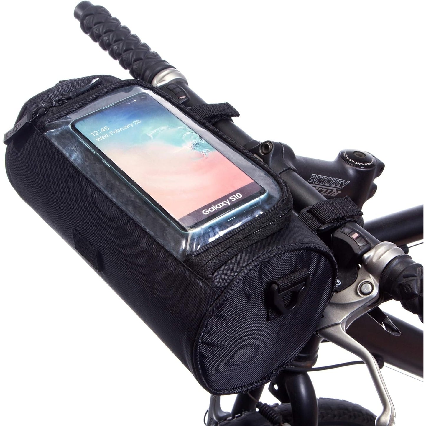 Btr - Handlebar Bike Bag With Smartphone Holder, Black