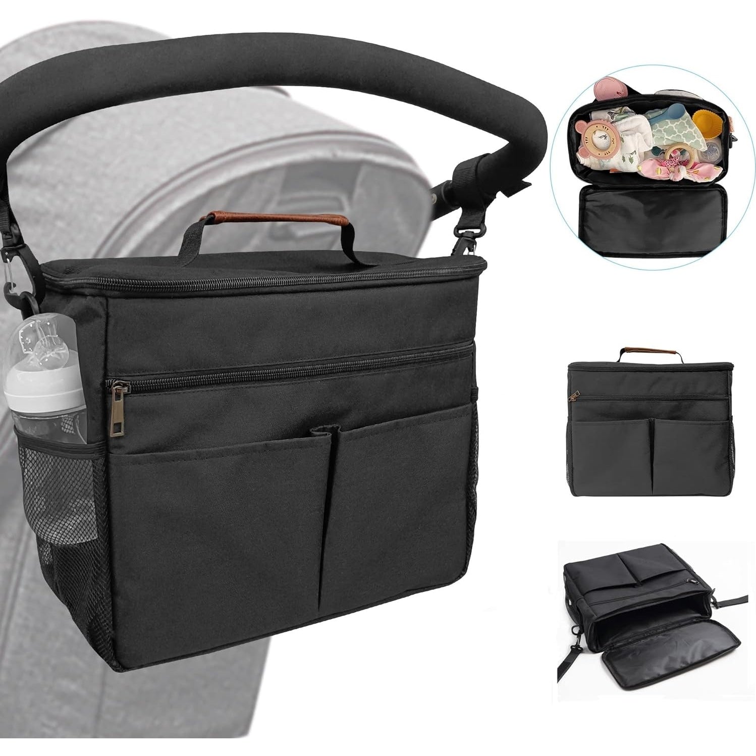 Times Golden International Group Limited - Miracle Maby Stroller Organizer Bag - Black 12L