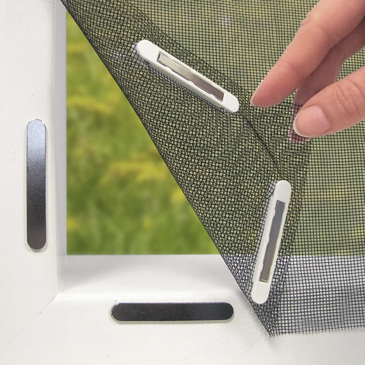 Ds Produkte Gmbh - Hoberg Window Flyscreen With Magnetic Fastening, Cut To Size, 16 Clips