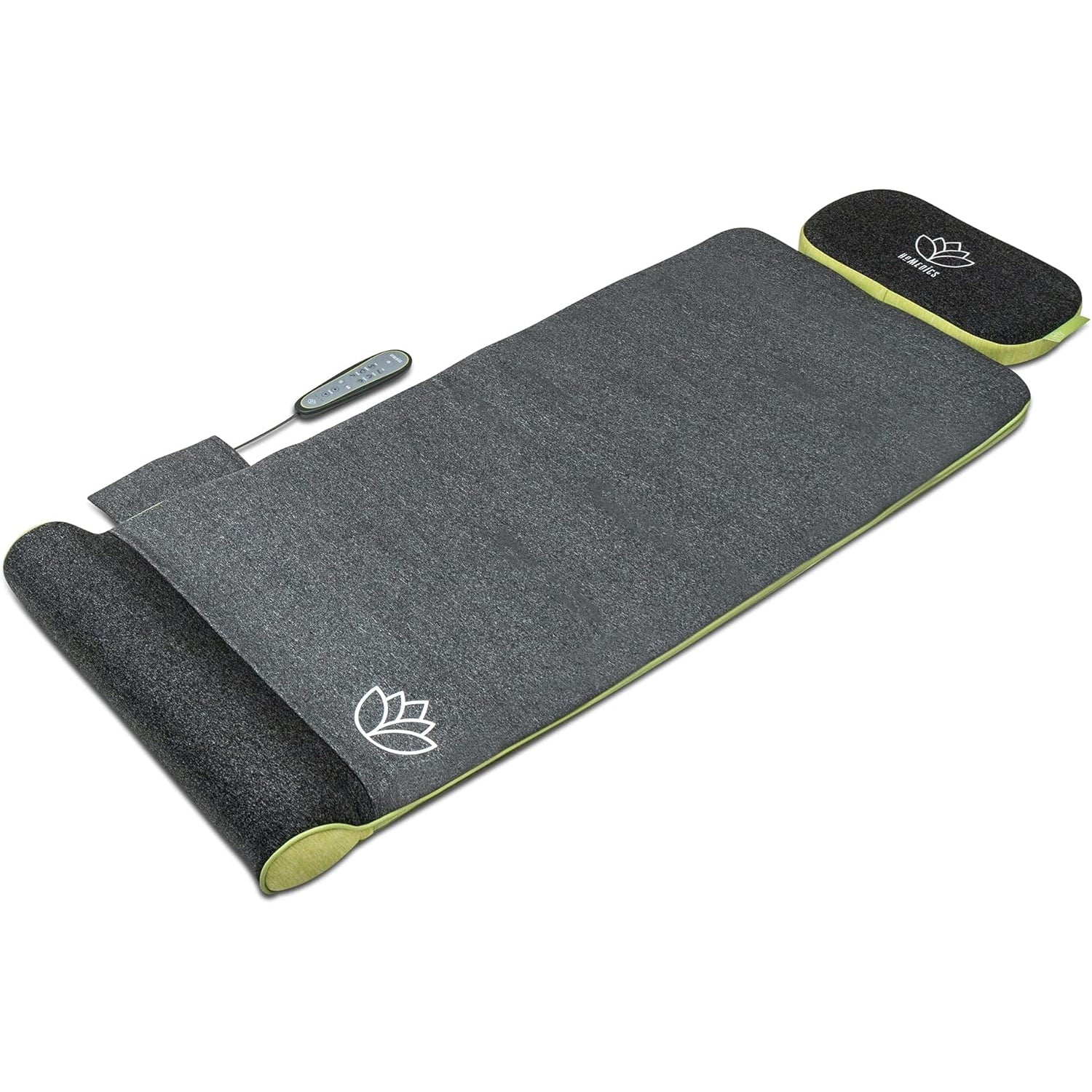 Fka Brands - Black Stretch And Heat Mat With 6 Yoga-Inspired Programs-111-1703-Z9-4593-B098T8MD41