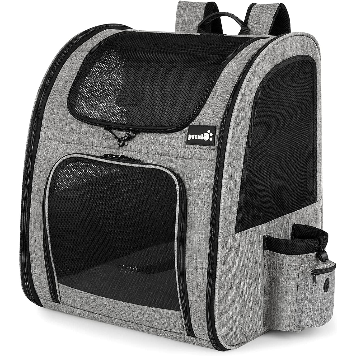 Pecute - Cat Carrier Dog Backpack With Front Opening Mesh Window