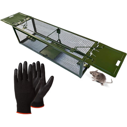 Lebendfallen Mäuse Und Ratten - Double Entrance Live Mouse Trap With Free Ebook & Gloves