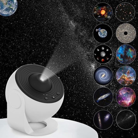 Vansmago - Galaxy Projector 12-in-1 Planetarium Starry Sky Night Light