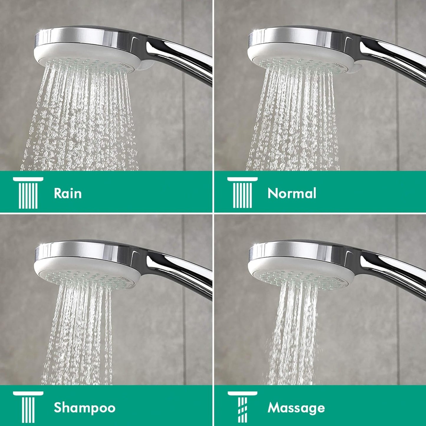 Hansgrohe - Croma 100 Water-Saving Shower Head, Hand Shower Round, Chrome