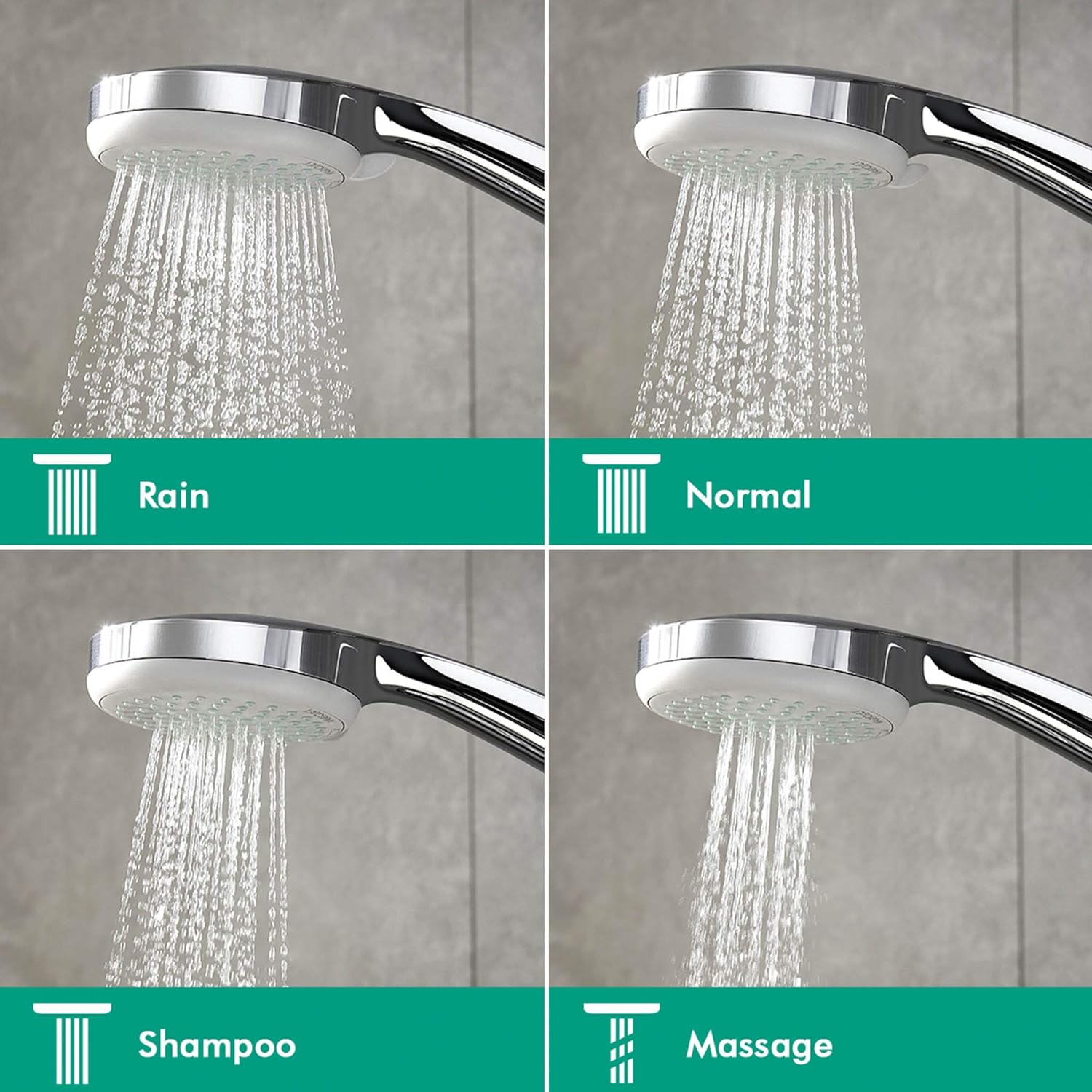 Hansgrohe - Croma 100 Water-Saving Shower Head, Hand Shower Round, Chrome