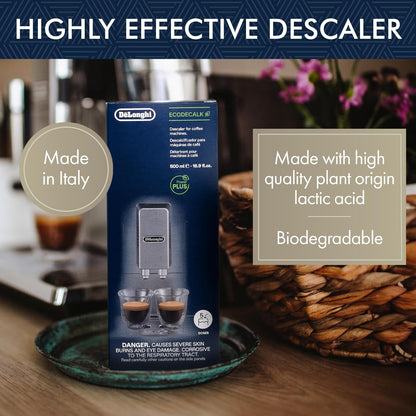 De'Longhi - Ecodecalk Eco-Friendly Descaler for Coffee & Espresso Machines, 16.90 Oz