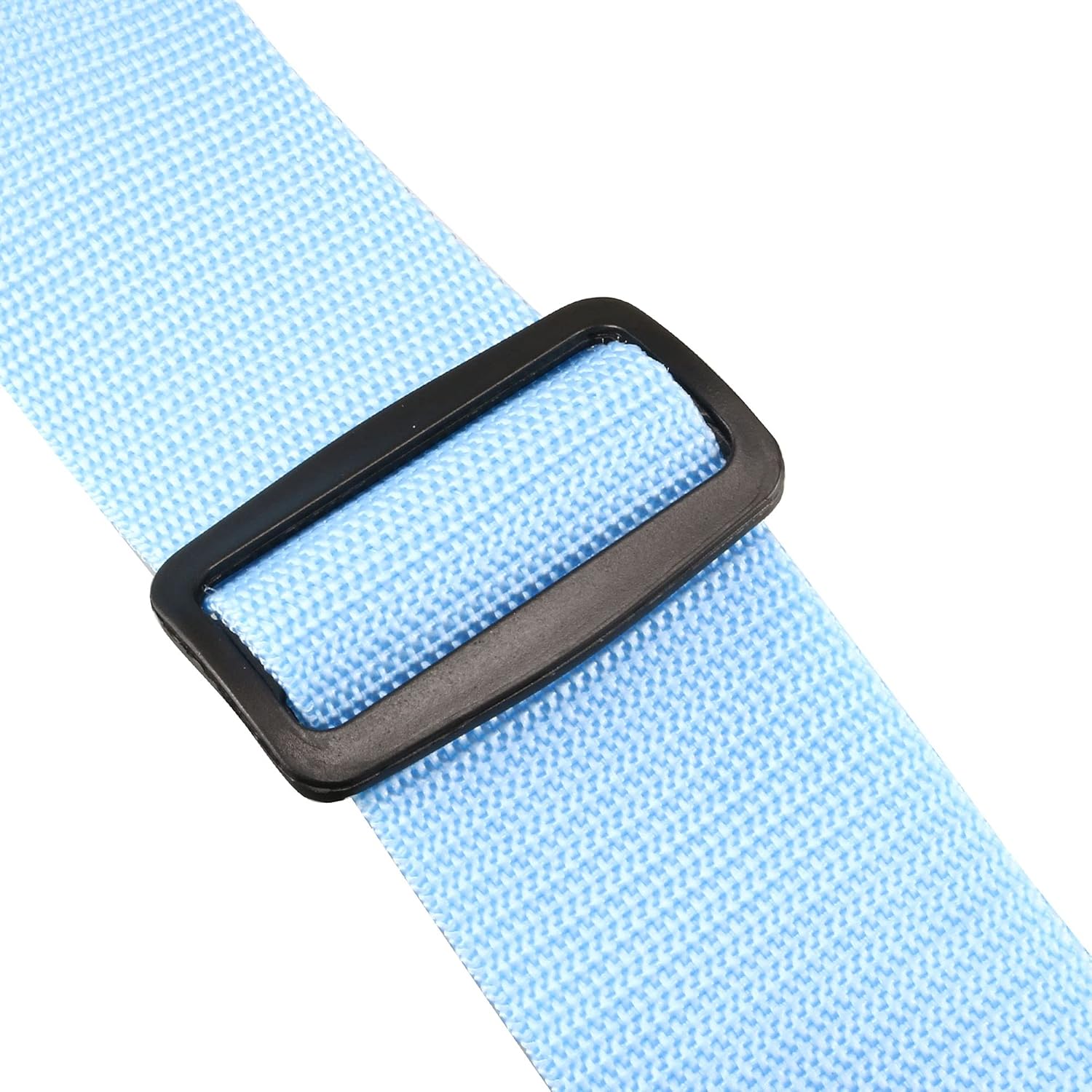 Sourcing Map - Sky Blue Luggage Straps With Buckle Lock 2m x 5cm