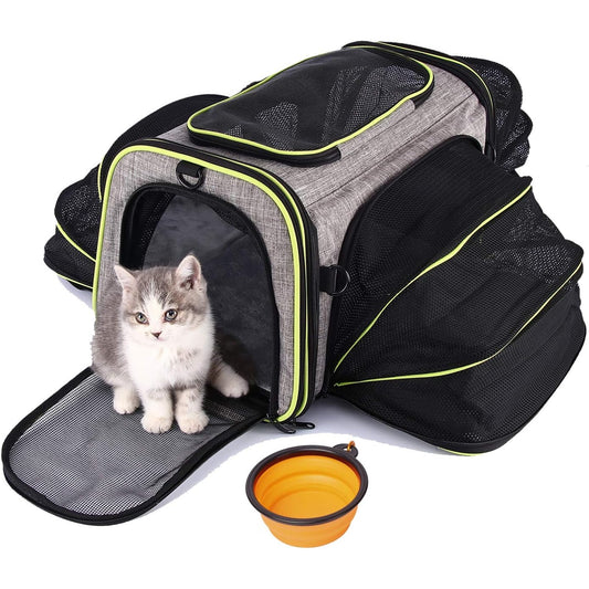 Hotlantis - Airline Approved Soft-Sided Pet Travel Bag For Small Dogs And Cats