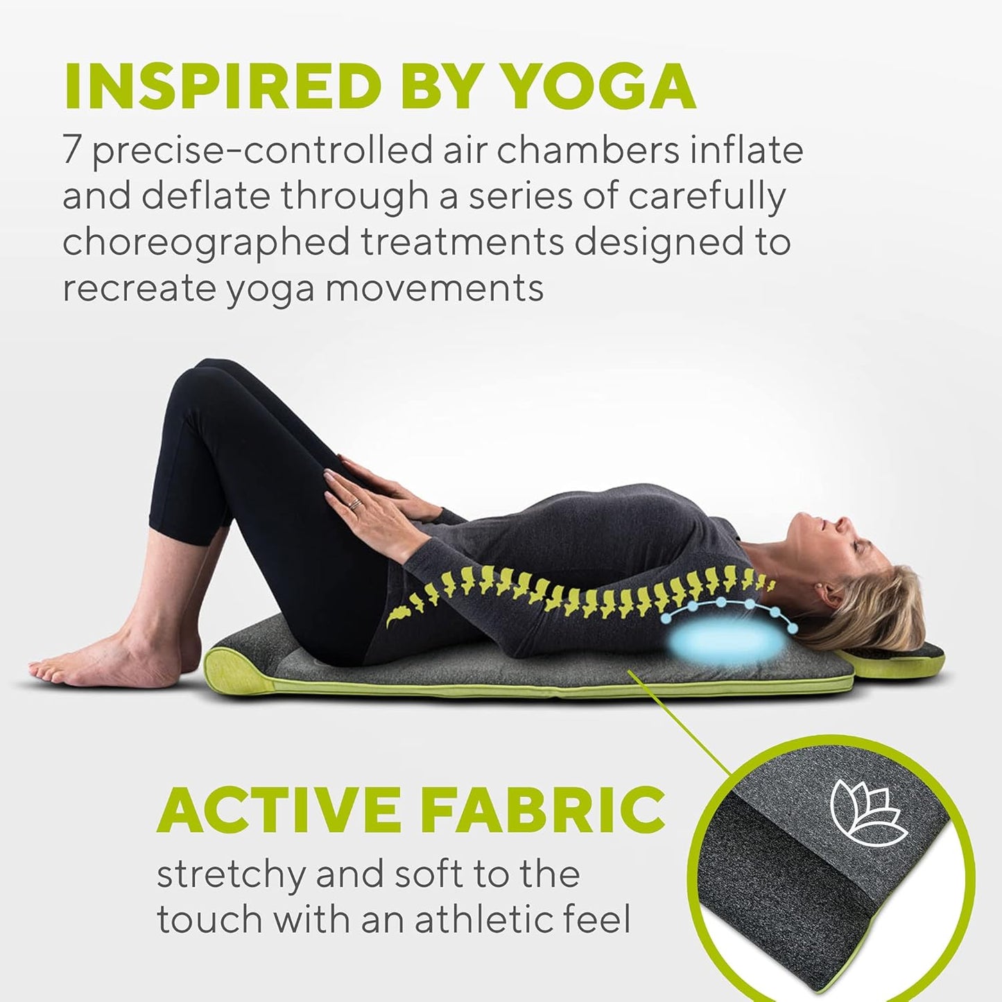 Fka Brands - Black Stretch And Heat Mat With 6 Yoga-Inspired Programs-111-1703-Z9-4593-B098T8MD41