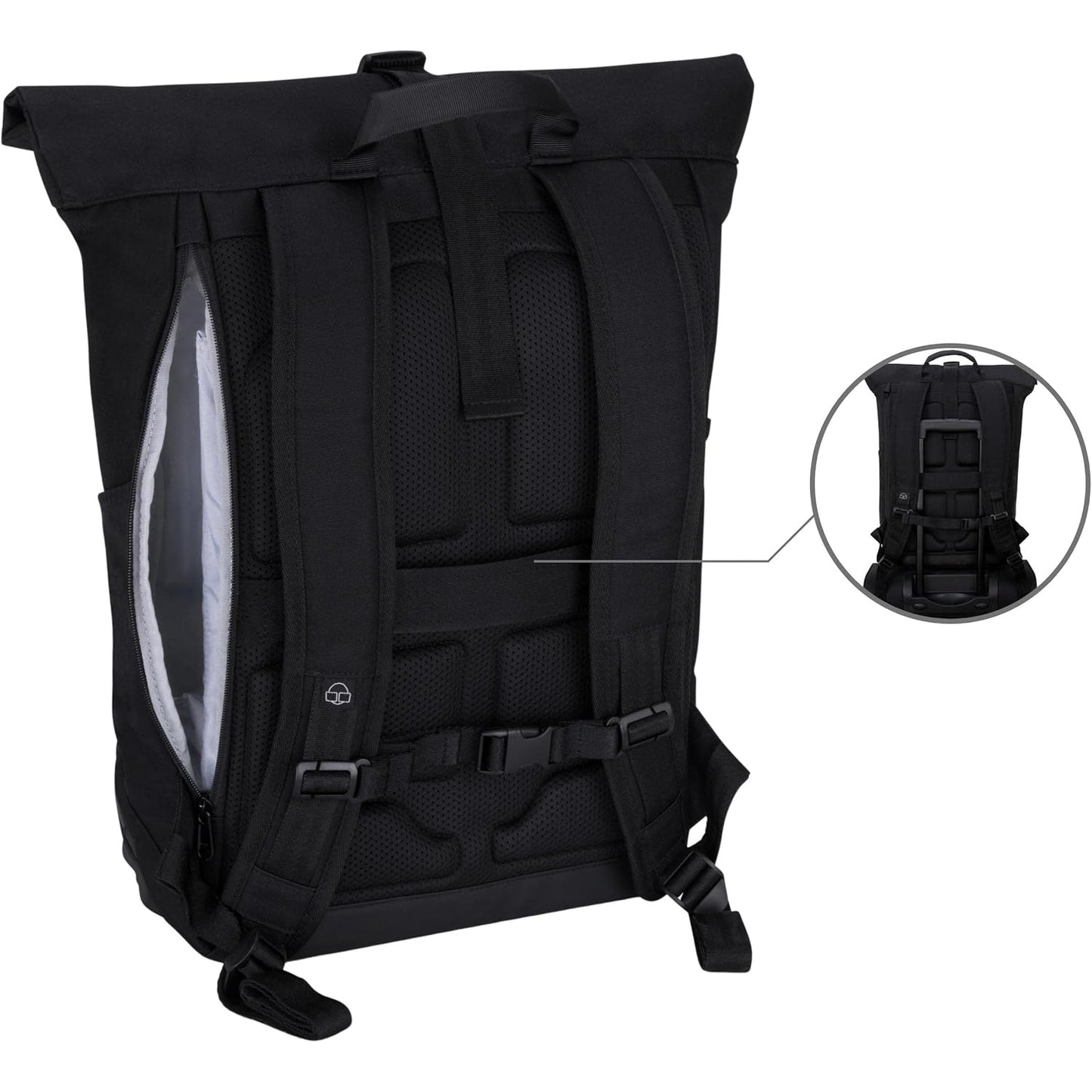 Johnny Urban - Allen Medium Roll Top Backpack With Laptop Compartment