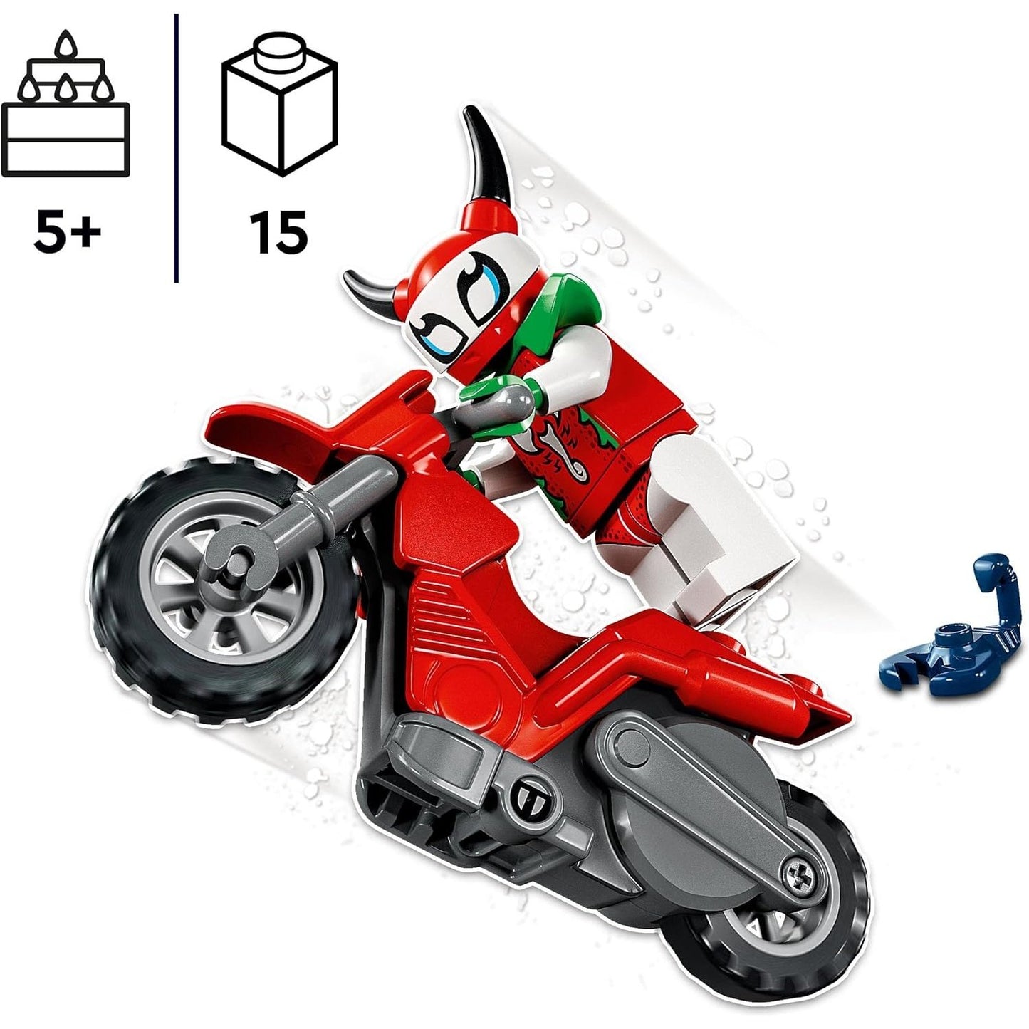 Lego - City Reckless Scorpion Stunt Bike Toy Building Kit (60332)