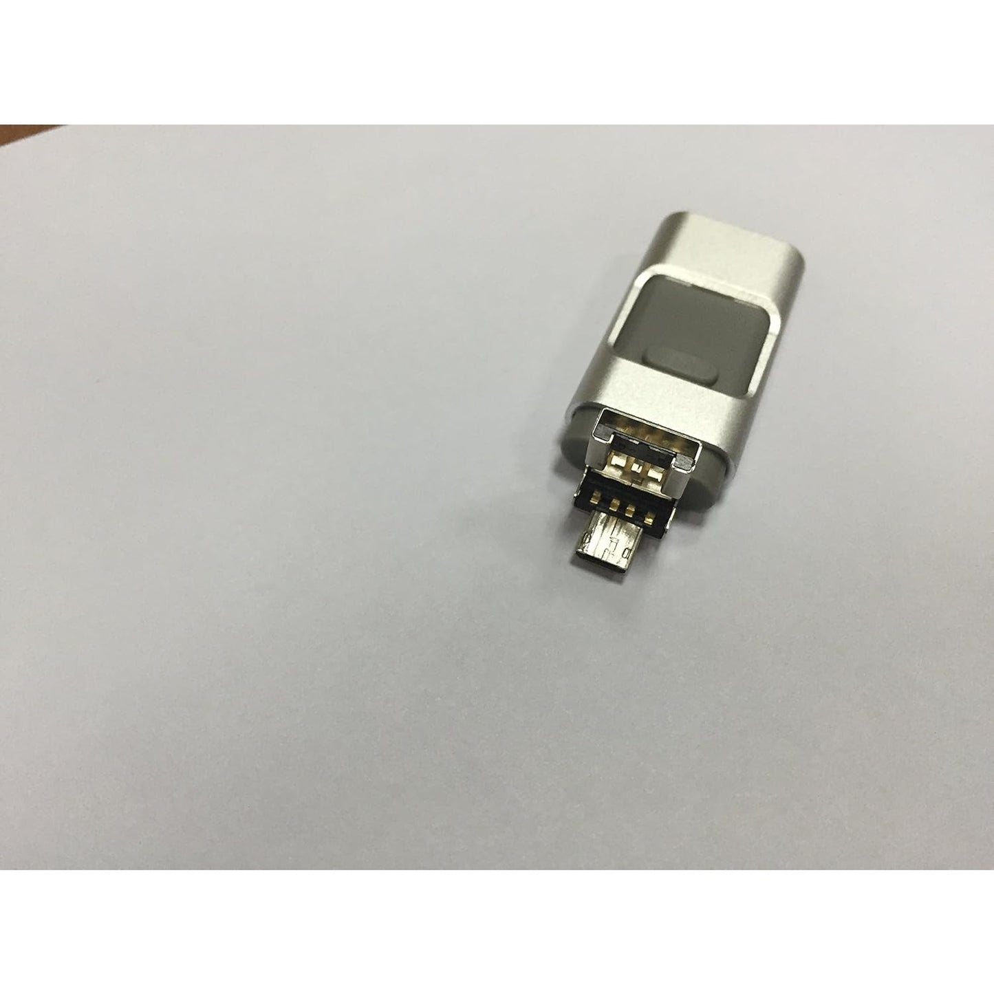 Qwdzh - iOS9 Compatible Mobile USB Flash Drive With Lightning Connector 64GB Silver