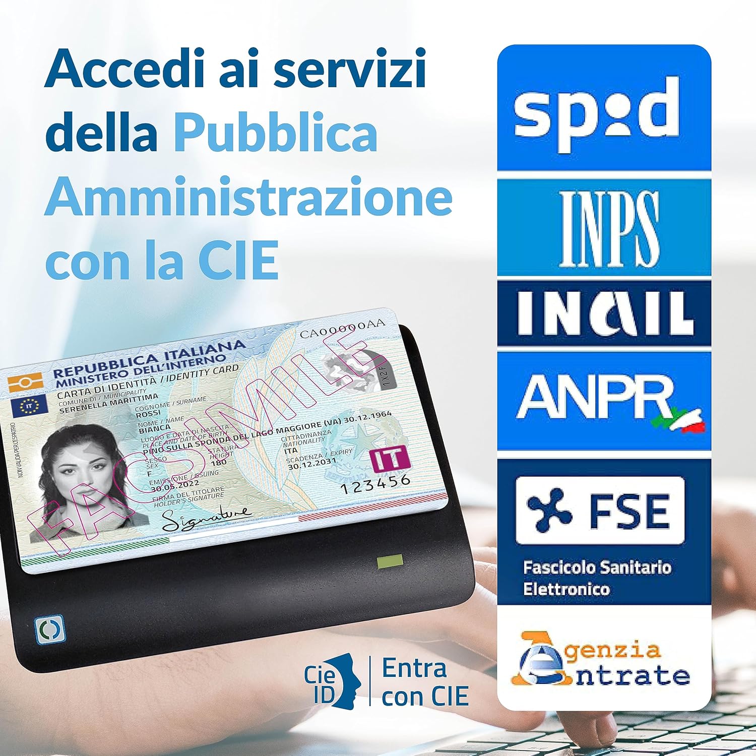 Internavigare - Cie 3.0 Contactless Cards 13.56 MHz ISO 14443 A&B NFC Tag