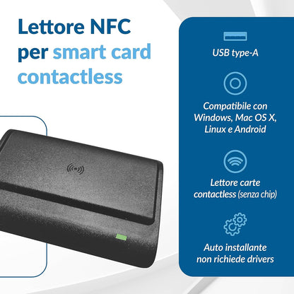 Internavigare - Cie 3.0 Contactless Cards 13.56 MHz ISO 14443 A&B NFC Tag