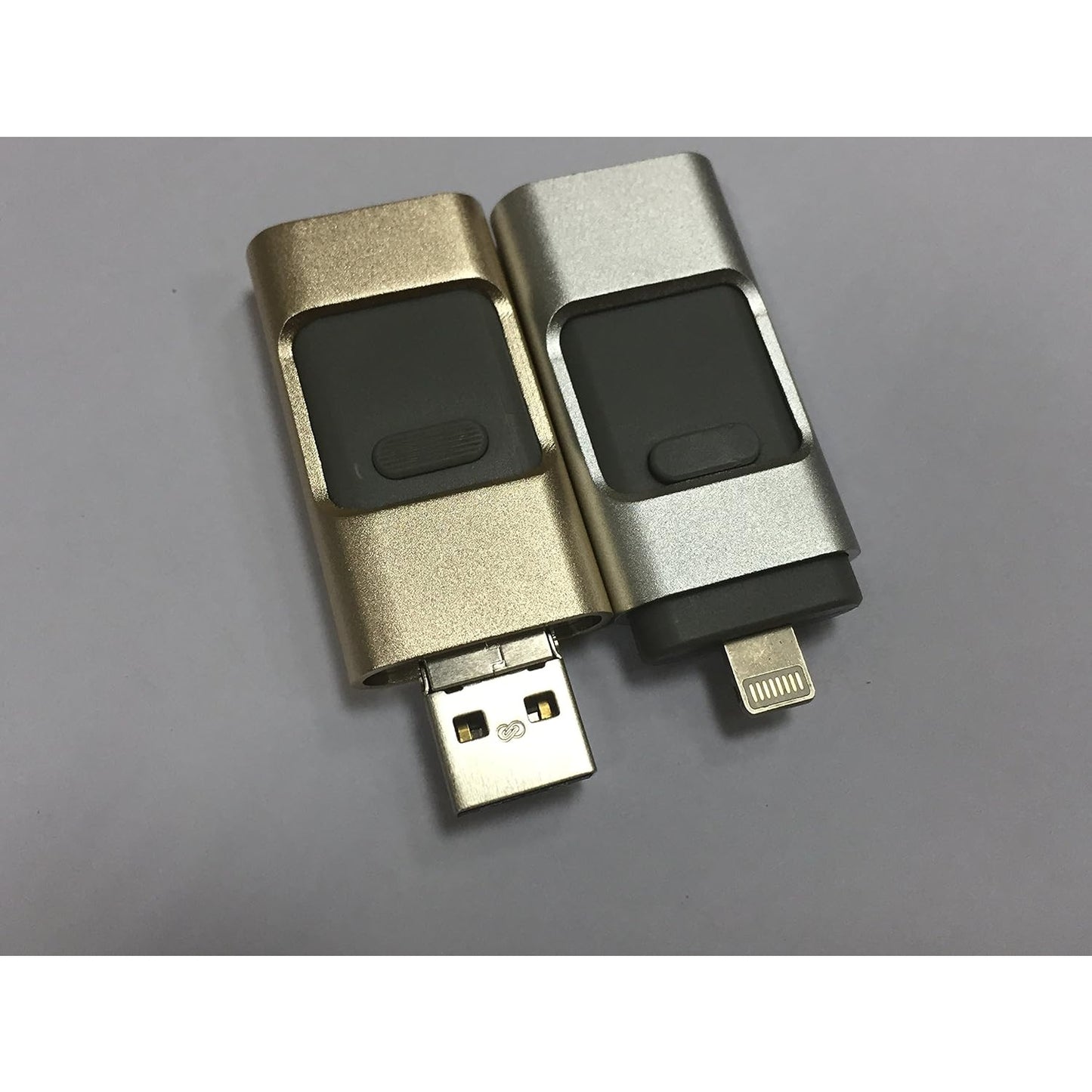 Qwdzh - iOS9 Compatible Mobile USB Flash Drive With Lightning Connector 64GB Silver