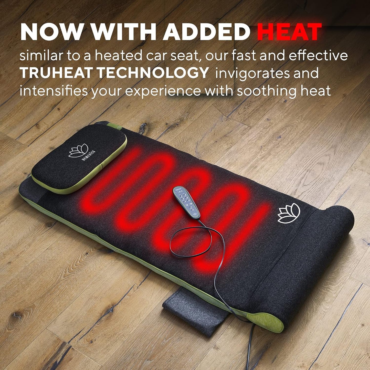 Fka Brands - Black Stretch And Heat Mat With 6 Yoga-Inspired Programs-111-1703-Z9-4593-B098T8MD41