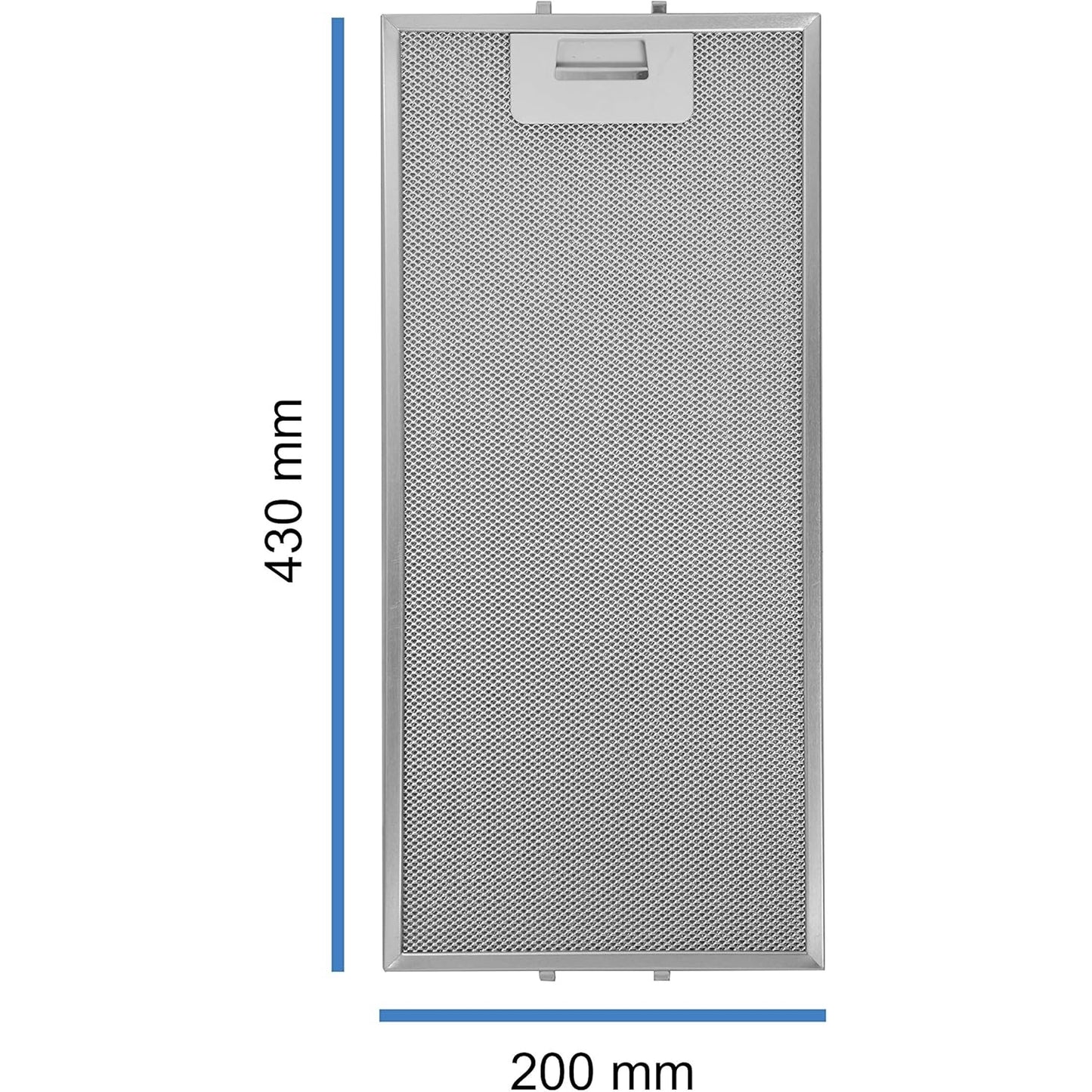 Allspares - Metal Filter For Cooker Hood Suitable For Aeg 50268357006