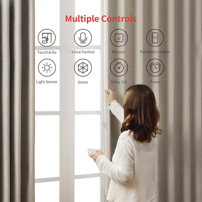 Switchbot - Curtain Smart Electric Motor, Wireless App, U-Rail, White