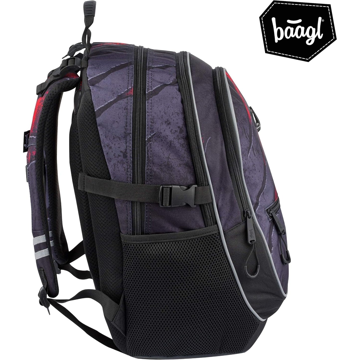 Presco Group A.S. - Baagl Kids' School Backpack With Ergonomic Back And Reflective Elements