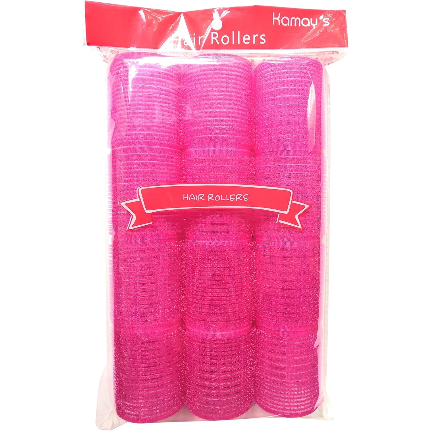 Kamay'S - Jumbo Multicolor Self Grip Hair Rollers (12 Pcs)