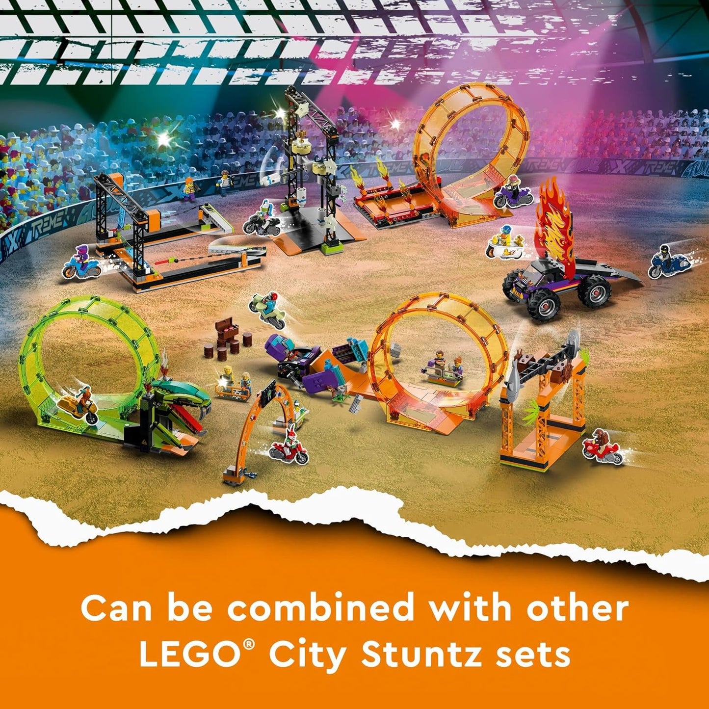 Lego - City Stuntz Blade Stunt Challenge Building Set (154 Pieces)