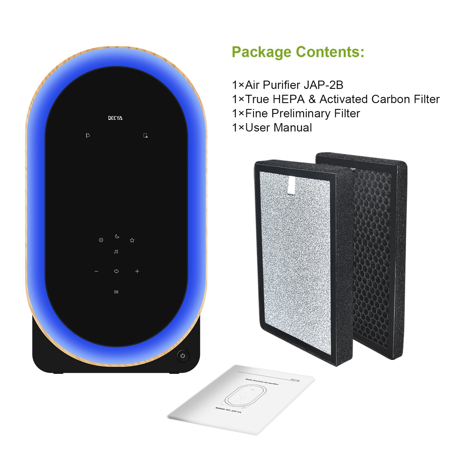 Deeya - Desktop Air Purifier Audio Speaker With Aromatherapy Function