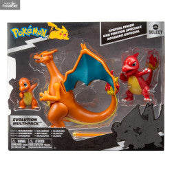 Pokemon - Exclusive Charmander Evolution Figure Set: Charmander, Charmeleon, Charizard