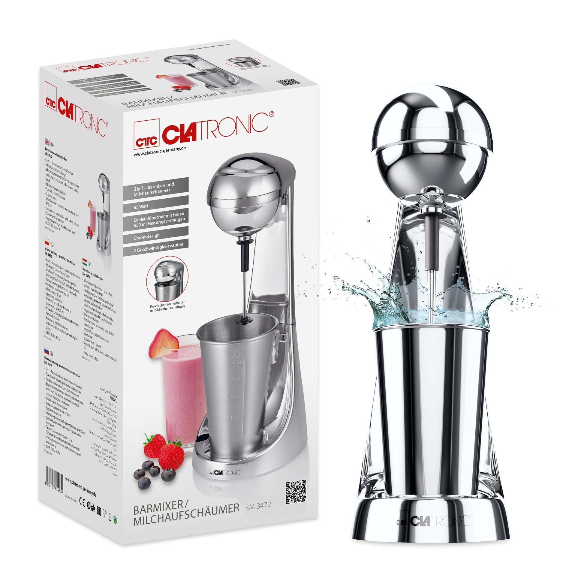 Clatronic - Bar Mixer And Milk Frother