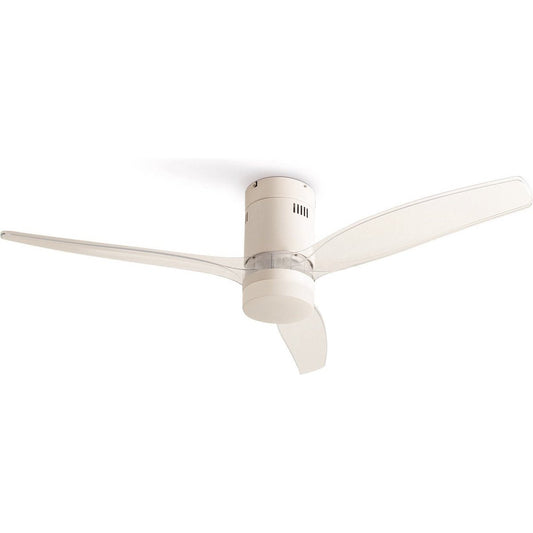 Create - Windcalm Dc-silent Ceiling Fan Winter/summer Function White Transparent With Lighting