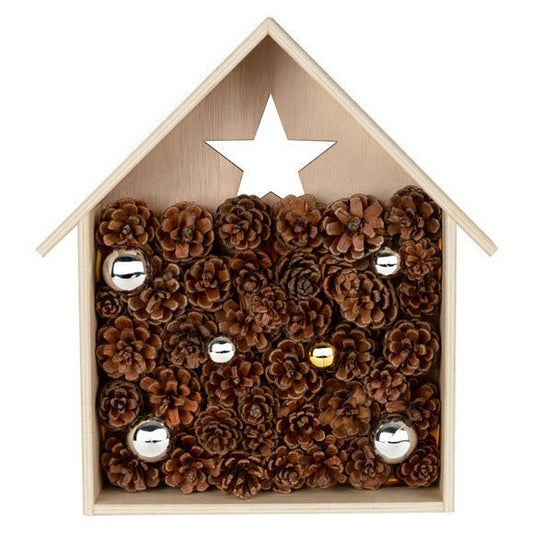 Livarno - Wooden Led Decoration ( House )