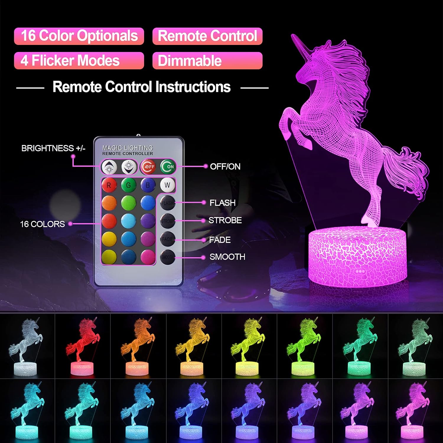 Nice Dream - Unicorn Night Light For Kids