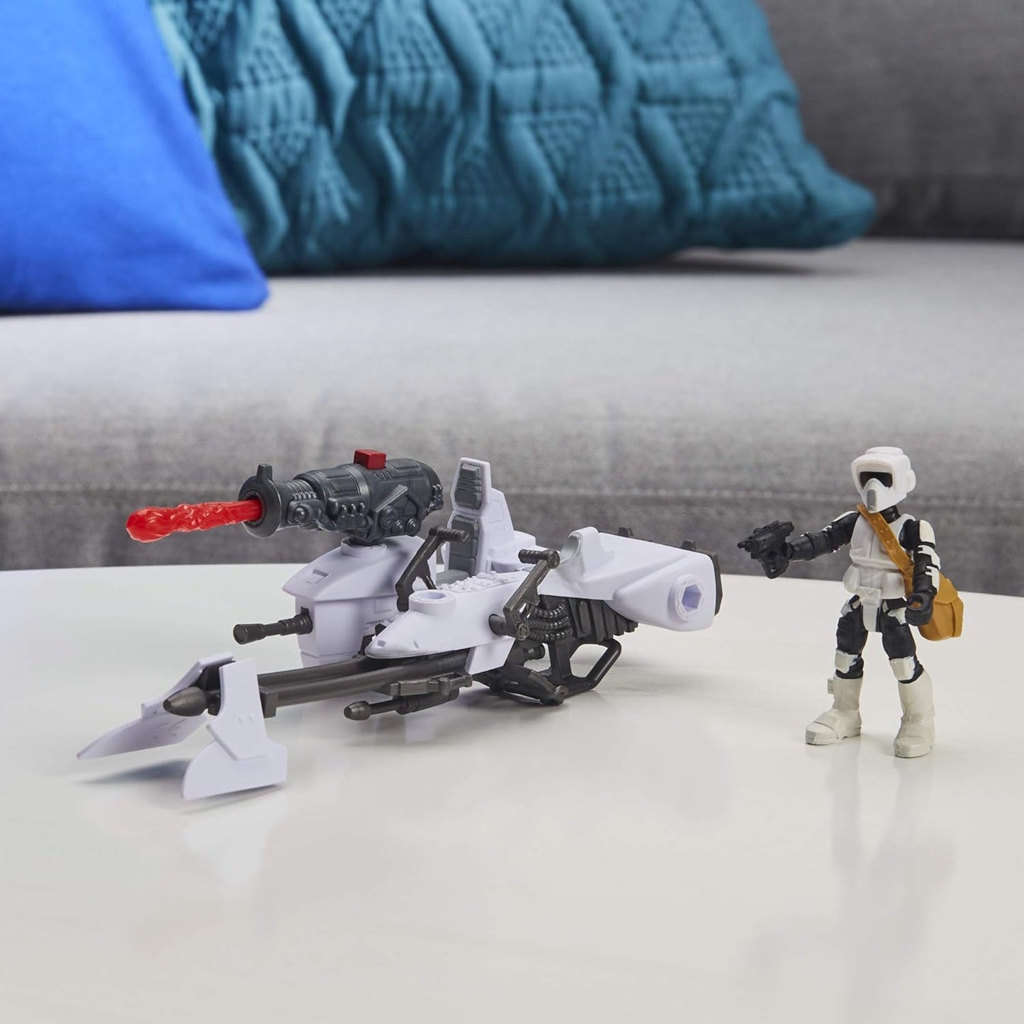 Star Wars - The Mandalorian Mission Fleet Scout Trooper Speeder Bike Vehicle