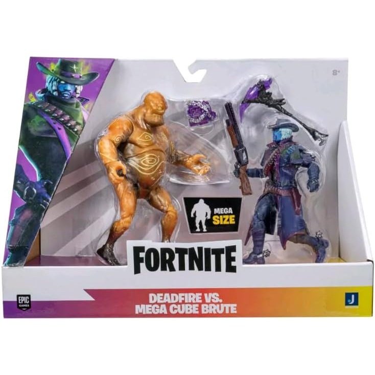 Fortnite - 10 Cm Duo Figure Deadfire Vs Mega Cube Brute