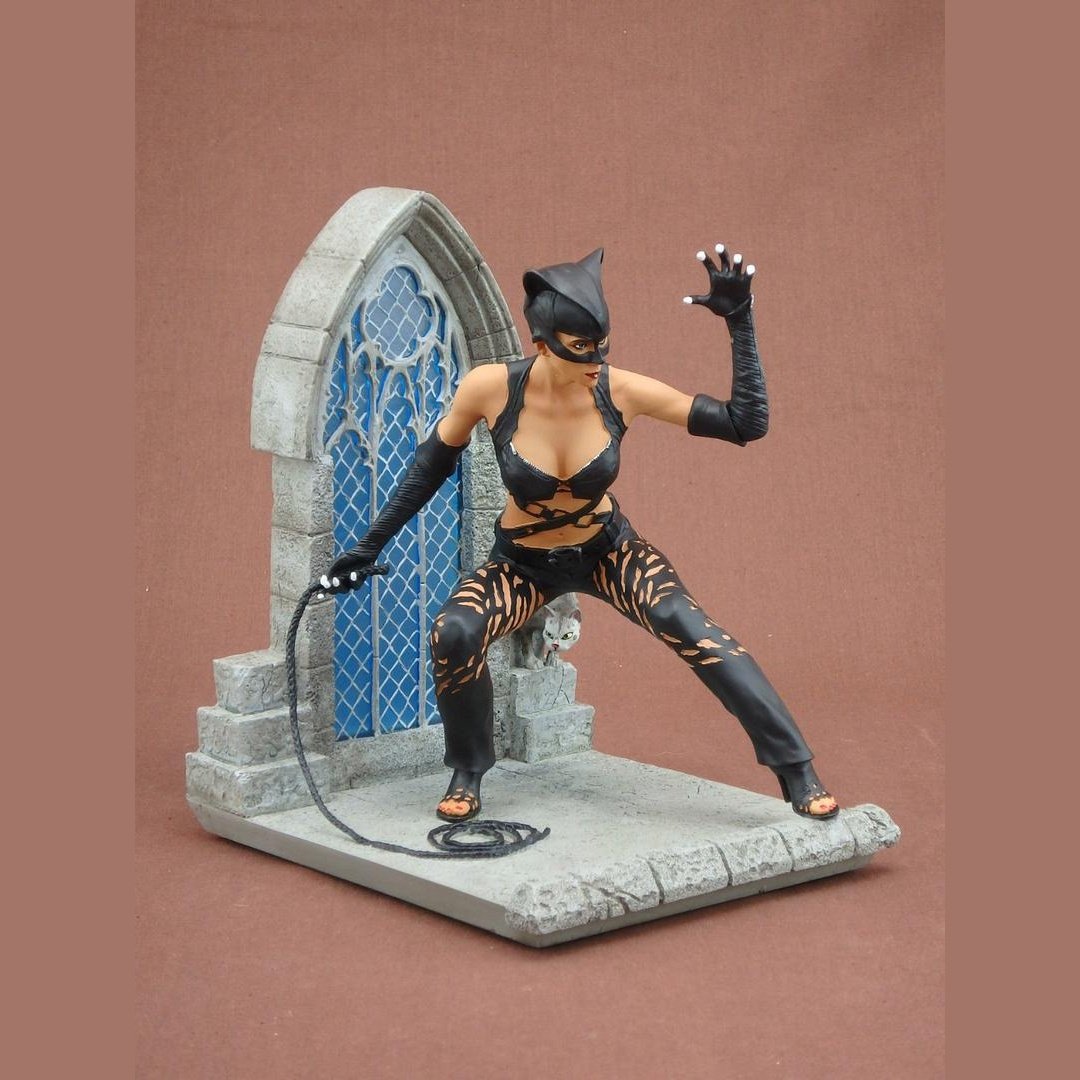 Dc Direct - Catwoman Statue Halle Berry Limited Edition Statue 533/1250 W/ Box Dc Direct