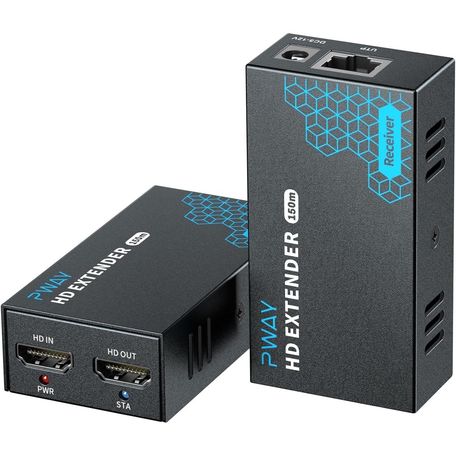 Pway - Hdmi Extender 500ft Over Single Cat5e/6